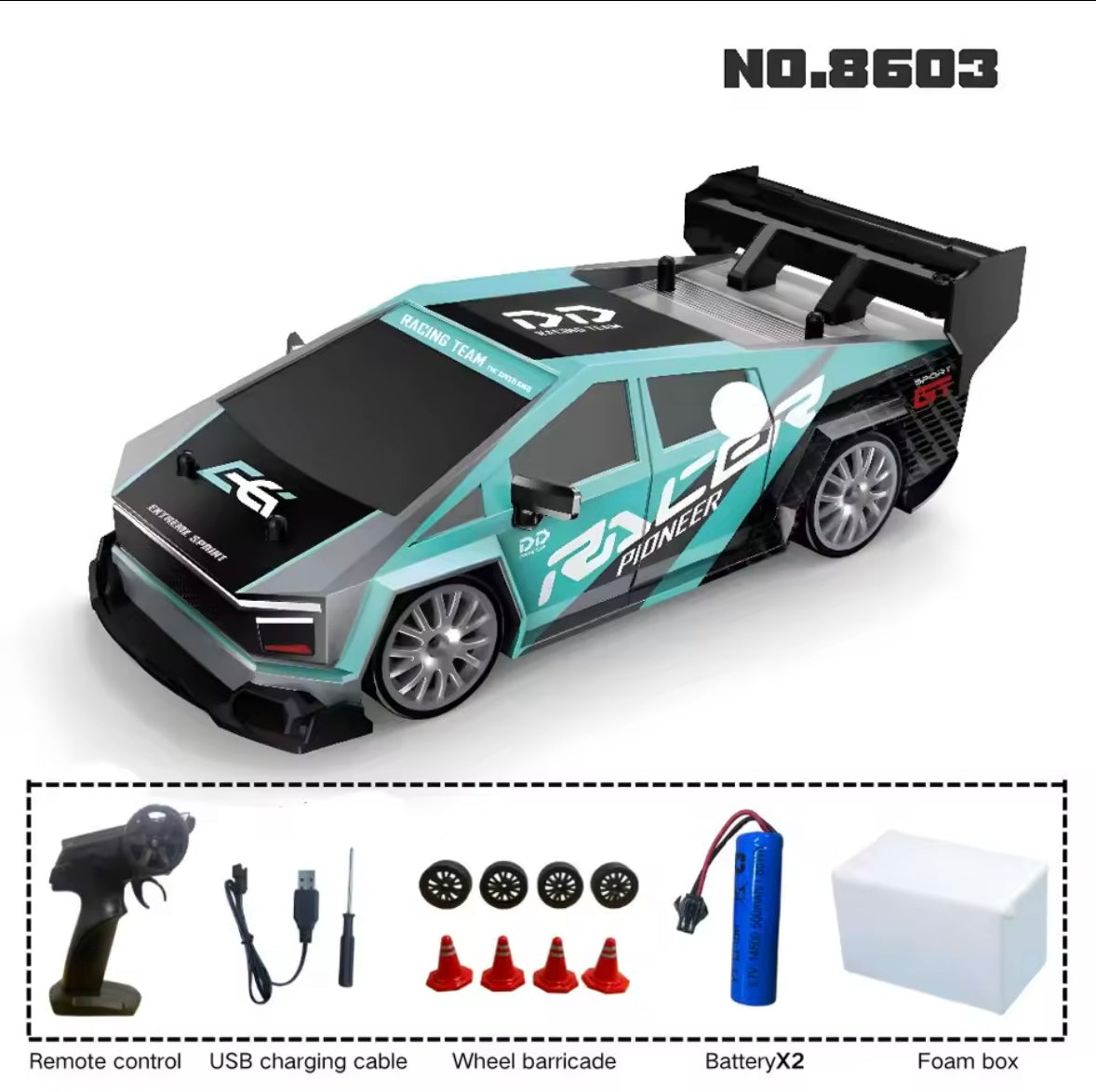 Remote-controlled car