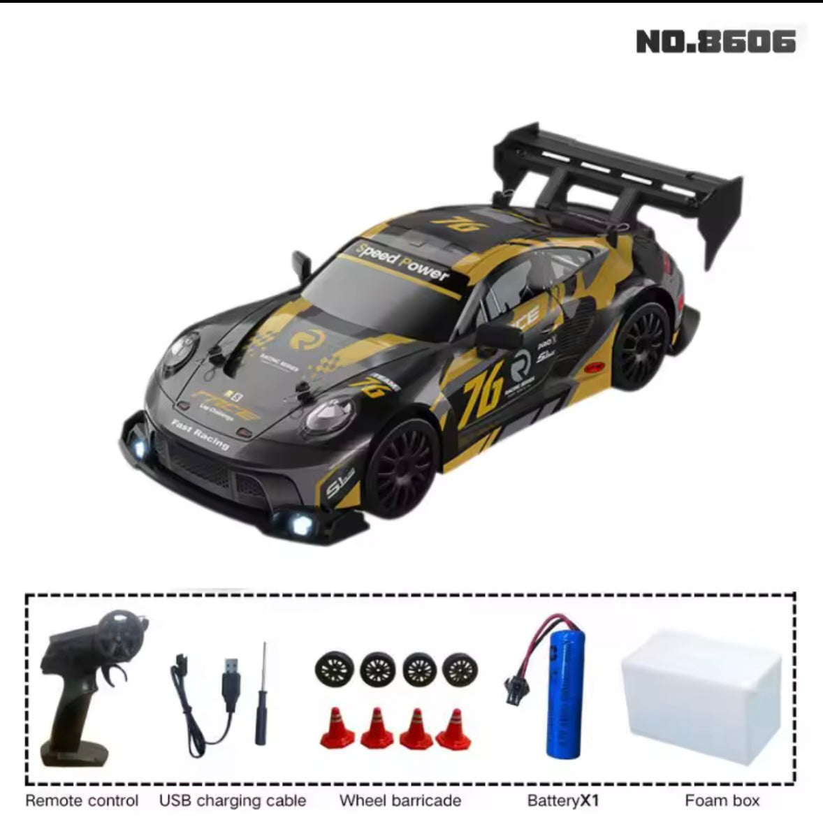 Remote-controlled car